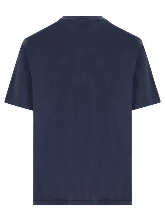 Speedy Fox Patch Comfort Short Sleeve T-Shirt Ink Blue - MAISON KITSUNE - BALAAN 3