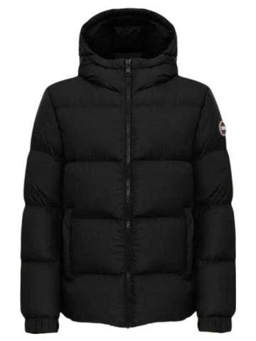 Logo Patch Hooded Padding Black - COLMAR - BALAAN 1