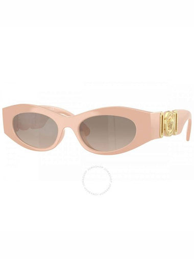 Versace Brown Gradient Grey Mirror Silver Cat Eye Ladies Sunglasses VE4480U 54946I 51 - VERSACE - BALAAN 1