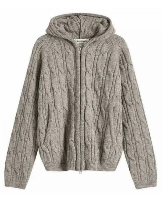 Level Hooded Cardigan Grey - OUR LEGACY - BALAAN 2