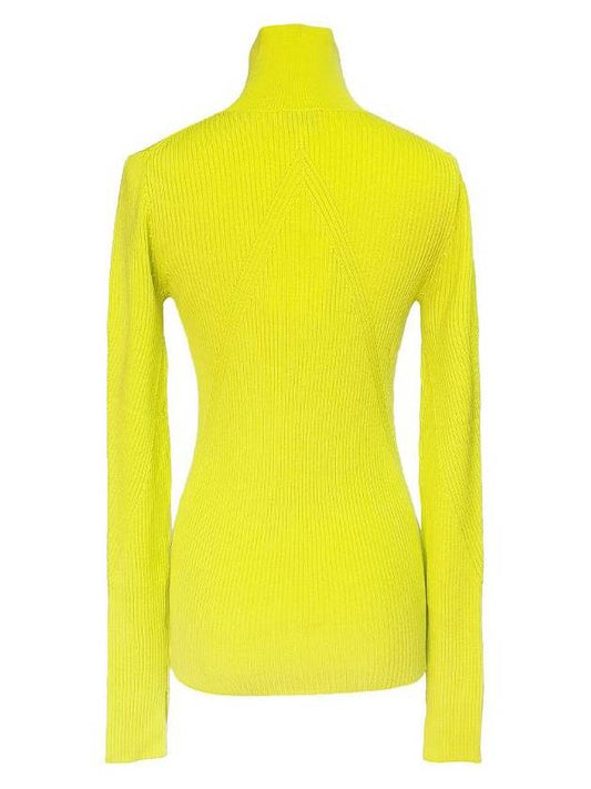 Women's Wool Half Zipup Collar Knit - GANNI - BALAAN 2