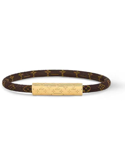 LV Confidential Canvas Bracelet Gold Brown - LOUIS VUITTON - BALAAN 2