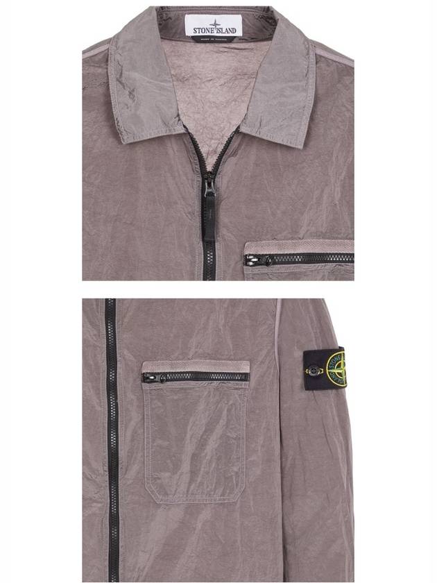 Nylon Metal Econyl Regenerated Zip-Up Jacket Grey - STONE ISLAND - BALAAN 6