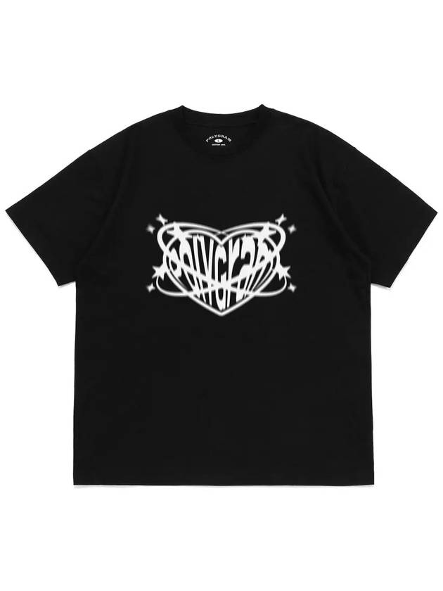 HEART ORBIT T SHIRTS BLACK - POLYGRAM - BALAAN 1