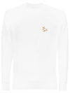 Chillax Fox Patch Classic Sweatshirt Ecru - MAISON KITSUNE - BALAAN 2