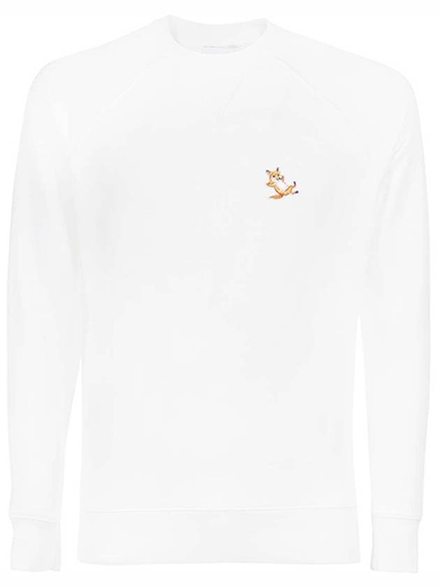 Chillax Fox Patch Classic Sweatshirt Ecru - MAISON KITSUNE - BALAAN 2