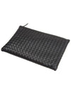 Intrecciato Clutch Bag Black - BOTTEGA VENETA - BALAAN 4