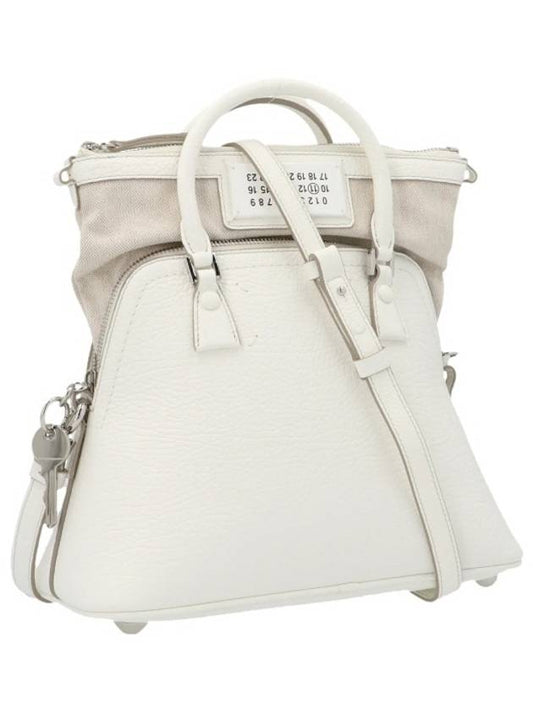 5AC Logo Mini Tote Bag Ivory - MAISON MARGIELA - BALAAN 2