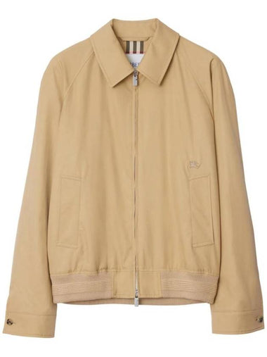 Gabardine Chester Harrington Jacket Flax - BURBERRY - BALAAN 1