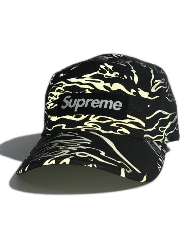 Tiger Camo Reflective Camp Cap Black Tiger Camo Reflective Camp Cap - SUPREME - BALAAN 2