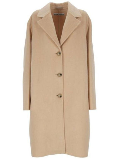 Button-Up Single Coat Beige - ACNE STUDIOS - BALAAN 1