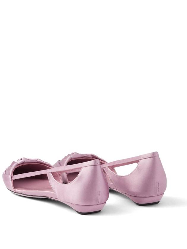 Cutout Satin Ballerina Pink - PRADA - BALAAN 4