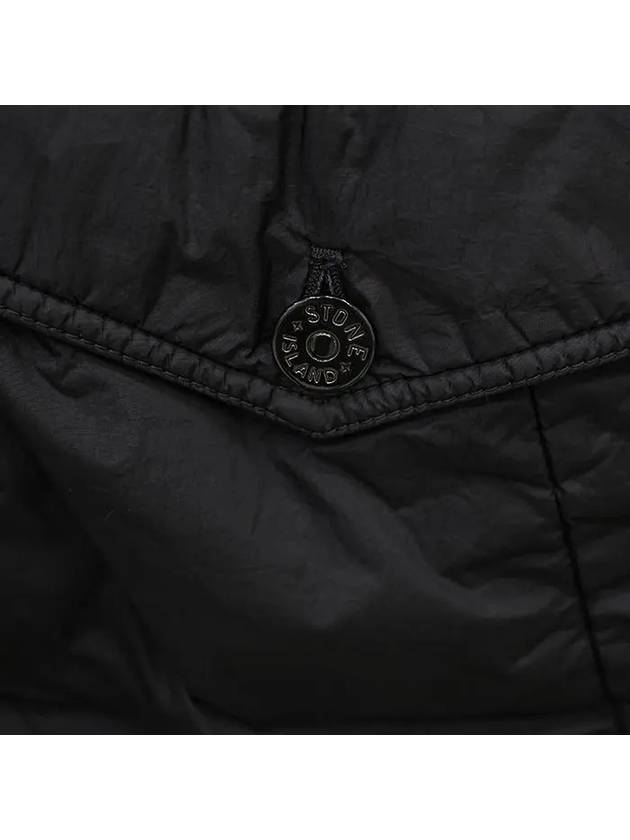 Crinkle Reps Re-Nylon Down Padding Black - STONE ISLAND - BALAAN 7