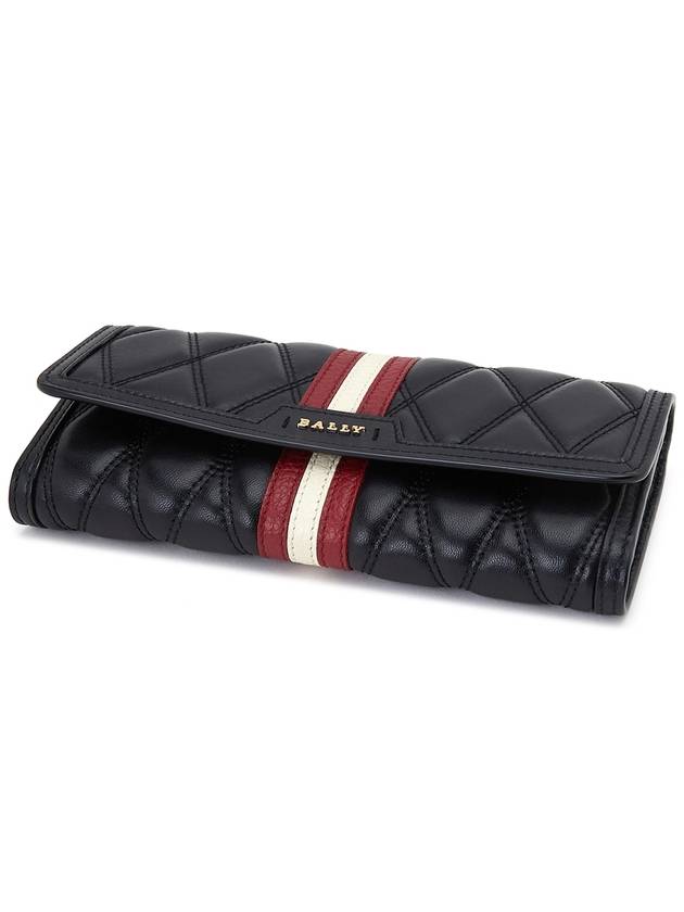 Dini logo long wallet black - BALLY - BALAAN 4