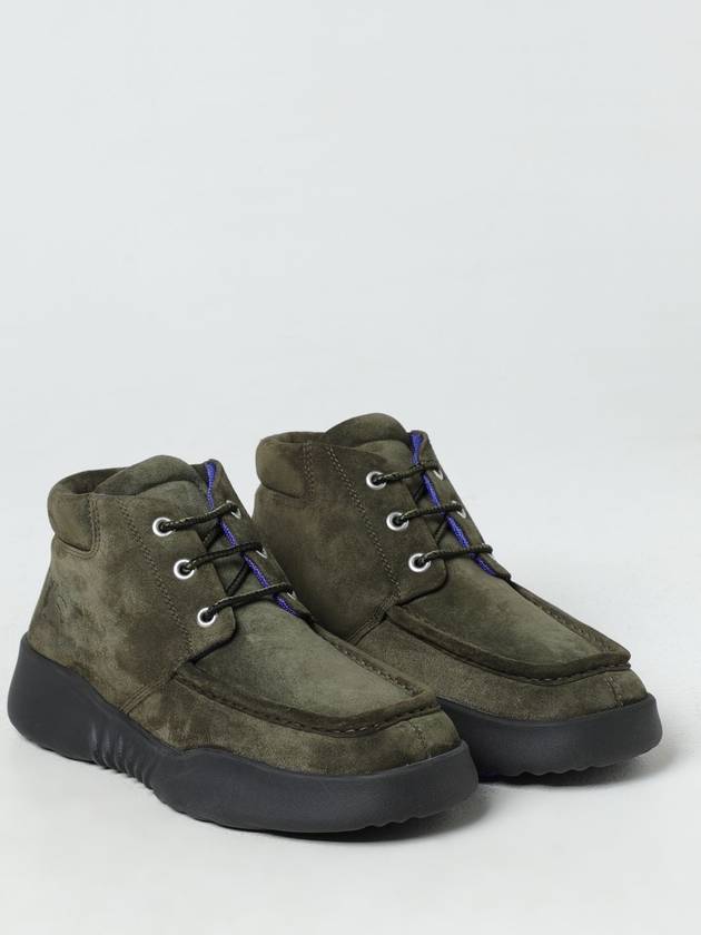 Suede Log Ankle Boots Loch - BURBERRY - BALAAN 3