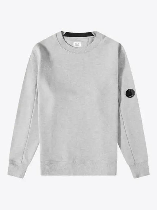 Diagonal Raised Fleece Sweatshirt Grey Melange - CP COMPANY - BALAAN 2