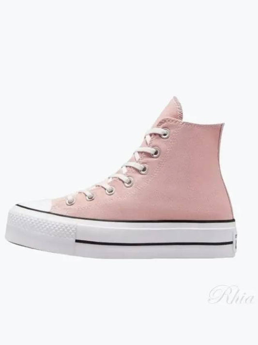 Chuck Taylor All Star Lift Seasonal Color Pink Clay Canvas Shoes 572721C - CONVERSE - BALAAN 1