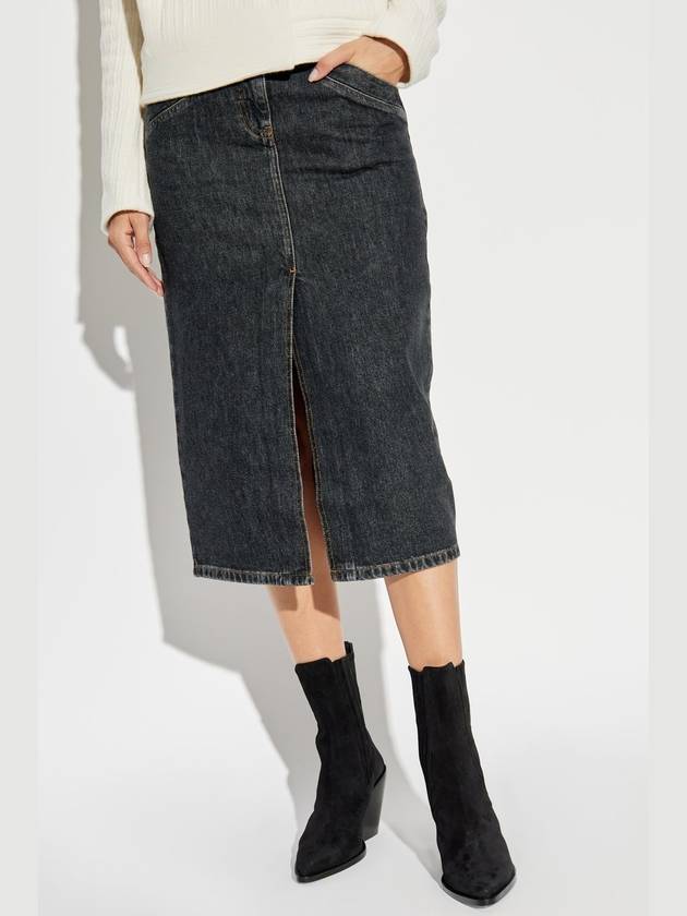 Iro Denim Skirt Clarysse, Women's, Black - IRO - BALAAN 3