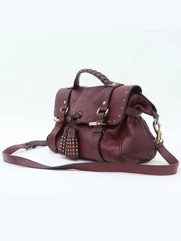 Burgundy 2 WAY bag - MULBERRY - BALAAN 2