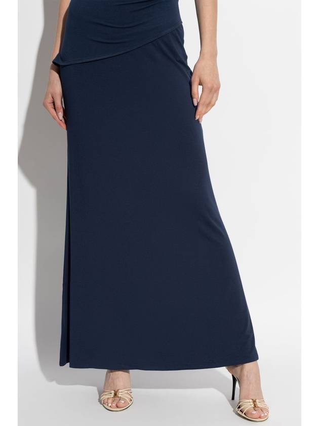 Posse Long Skirt Mason, Women's, Navy Blue - POSSE - BALAAN 3