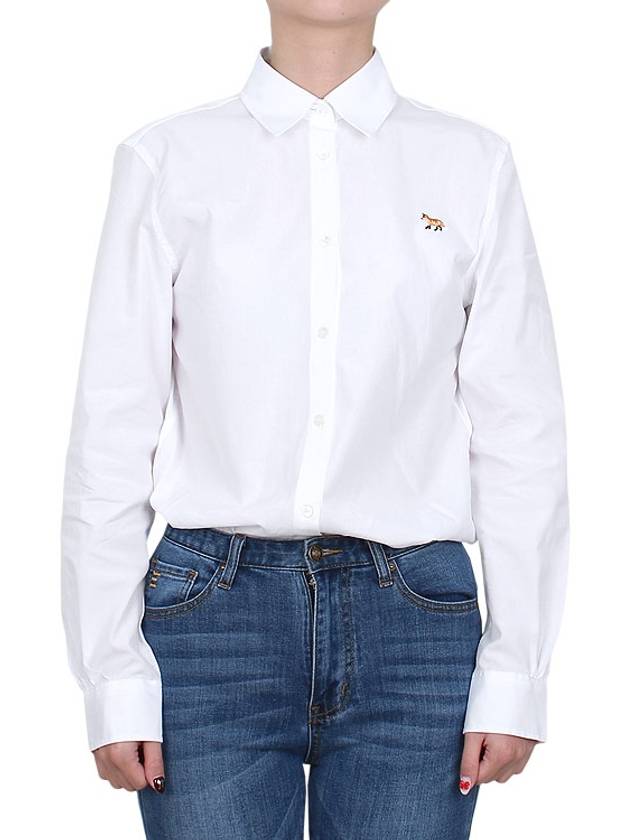 Baby Fox Patch Classic Shirt White - MAISON KITSUNE - BALAAN 4