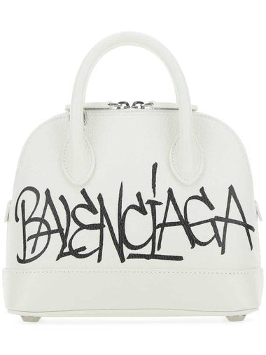 Bill Graffiti Tote Bag White - BALENCIAGA - BALAAN 1