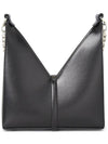 Mini Cut Out Box Chain Shoulder Bag Black - GIVENCHY - BALAAN 5