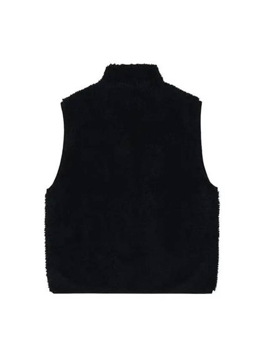 Unisex Sherpa Reversible Vest Black 118528 0001 - STUSSY - BALAAN 2