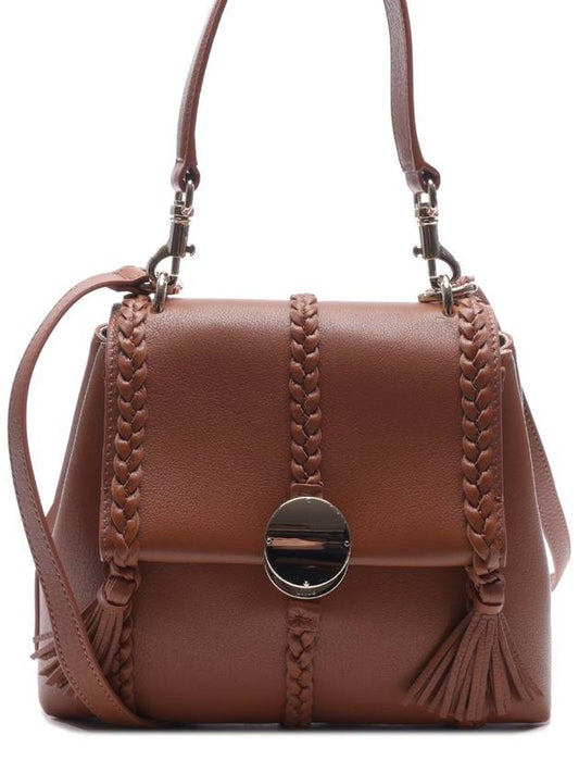 Penelope Leather Shoulder Bag Brown - CHLOE - BALAAN 2