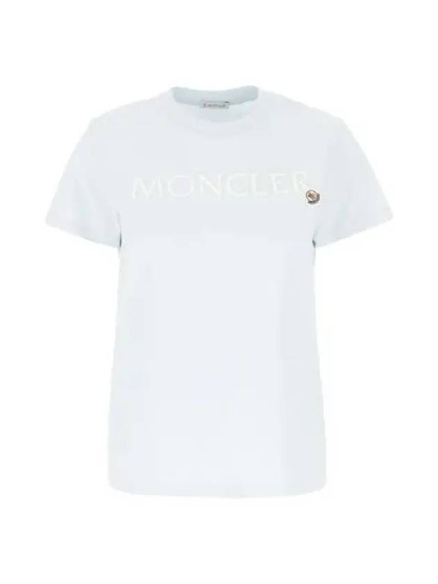 24 8C00006 829HP 70S Logo Embroidered T Shirt - MONCLER - BALAAN 1