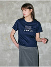 Alphabet Tee Navy - CORCA - BALAAN 3