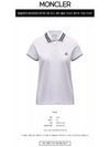 Logo Patch Polo Shirt White - MONCLER - BALAAN 3