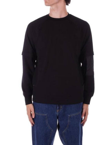 Metropolis Long Sleeve T-Shirt Black - CP COMPANY - BALAAN 1