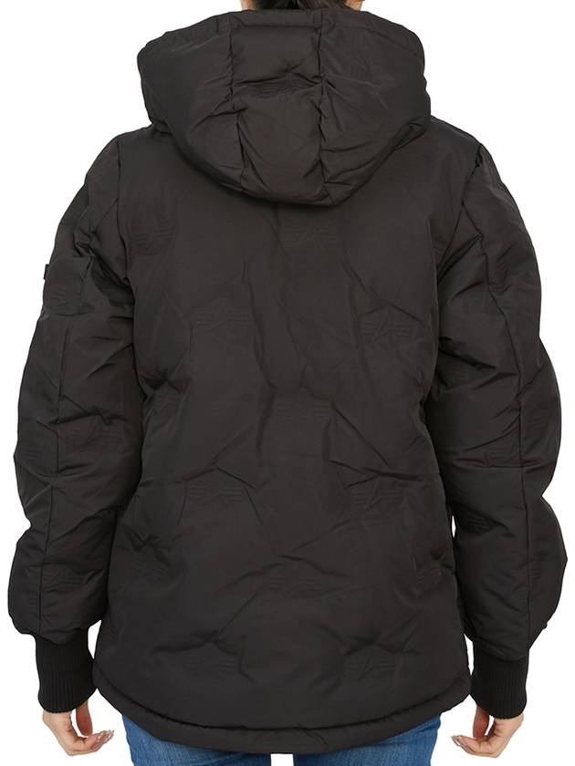 Logo Hood Padding Black - ALPHA INDUSTRIES - BALAAN 6