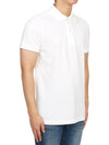 Men's Classic Tennis Short Sleeve Polo Shirt White - TOM FORD - BALAAN 6