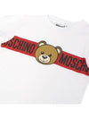 Kids short sleeve t shirt HUM04Q LAA03 10101 Adults can wear - MOSCHINO - BALAAN 4