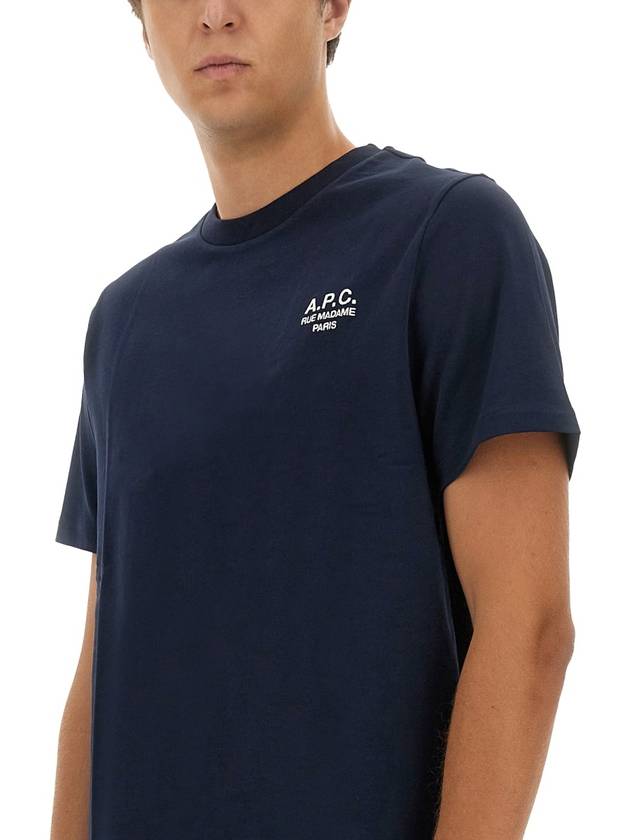 Standard Grand VPC Short Sleeve T-Shirt Navy - A.P.C. - BALAAN 5