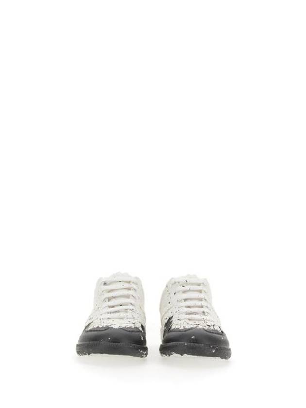 Replica Painting Low Top Sneakers White Black - MAISON MARGIELA - BALAAN 3