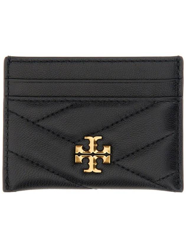 Kira Chevron Logo Card Wallet Black - TORY BURCH - BALAAN 3