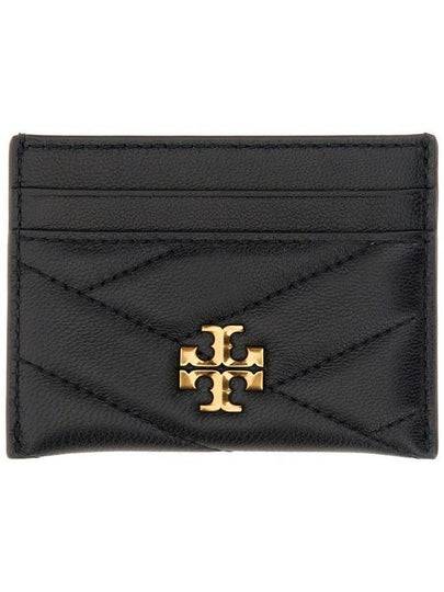 Kira Chevron Logo Card Wallet Black - TORY BURCH - BALAAN 2