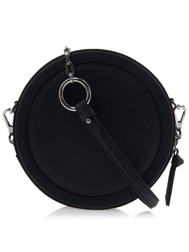 Ruby Round Saffiano Cross Bag Black - VIVIENNE WESTWOOD - BALAAN 4