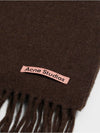 Acne Muffler Scarf Skinny Dark Brown CA0218 Unisex - ACNE STUDIOS - BALAAN 2