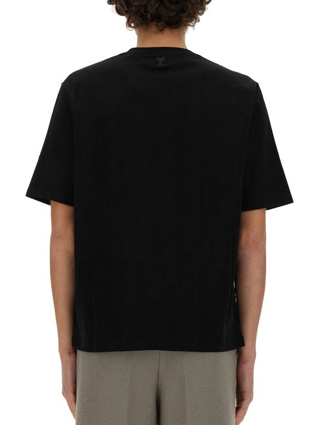 Alexandre Mattiussi Short Sleeve T-Shirt Black - AMI - BALAAN 6