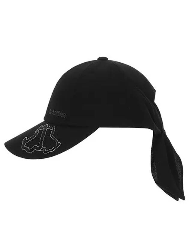 Terrier Ribbon Ball Cap 8414LZSPBLACK - BLACK&WHITE - BALAAN 2