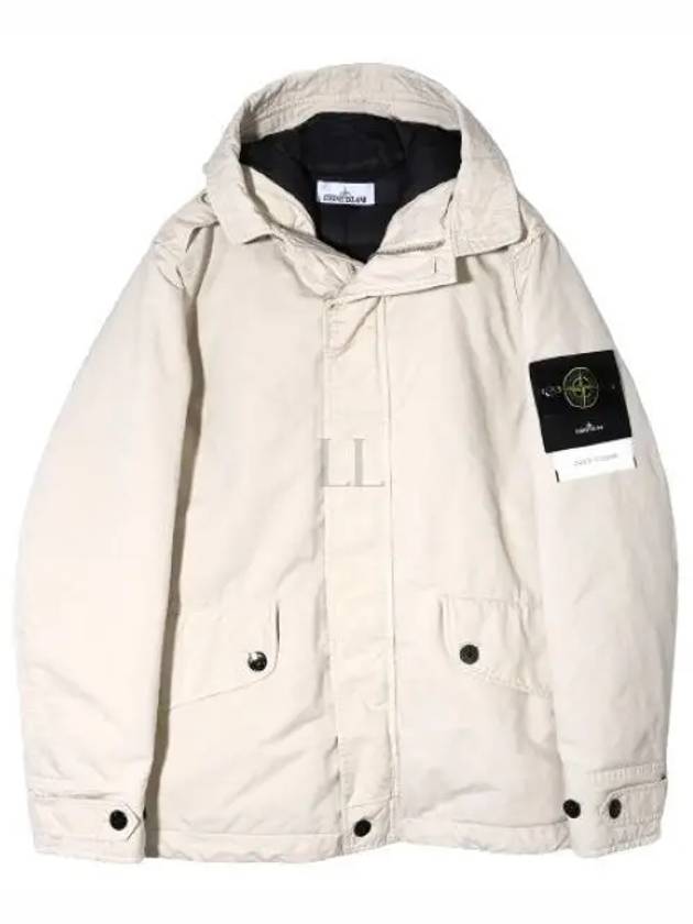 David-TC Down Short Parka Ivory - STONE ISLAND - BALAAN 2