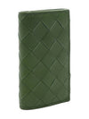 Men's Intrecciato Key Holder Green - BOTTEGA VENETA - BALAAN 4