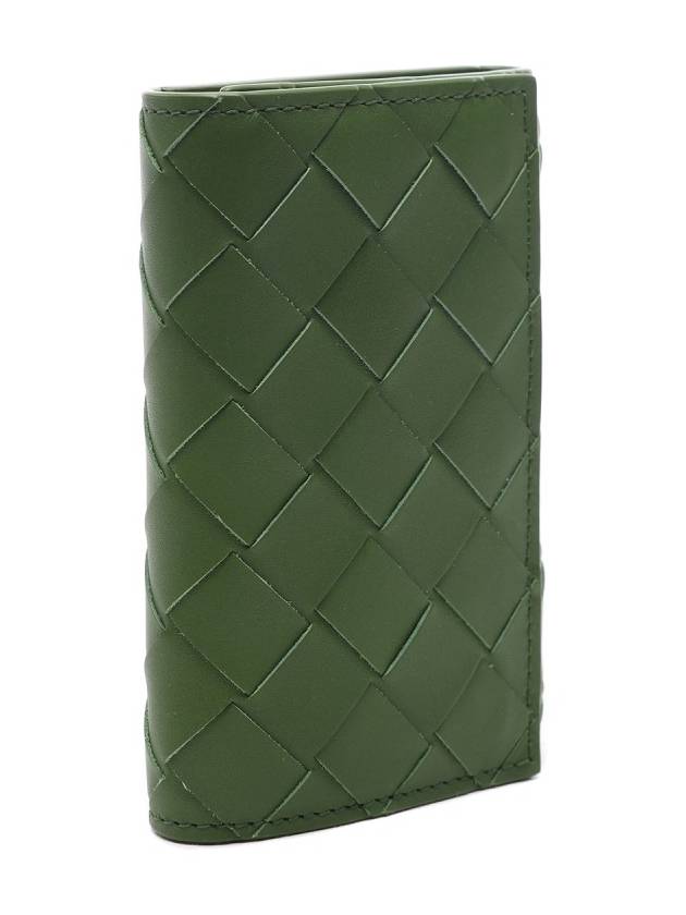 Men's Intrecciato Key Holder Green - BOTTEGA VENETA - BALAAN 4