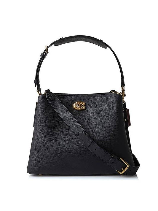 Willow Shoulder Bag C2621 BLACK - COACH - BALAAN 2