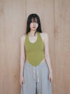 HALTERNEK KNIT VEST OLIVE - DON’T ASK MY PLAN - BALAAN 1