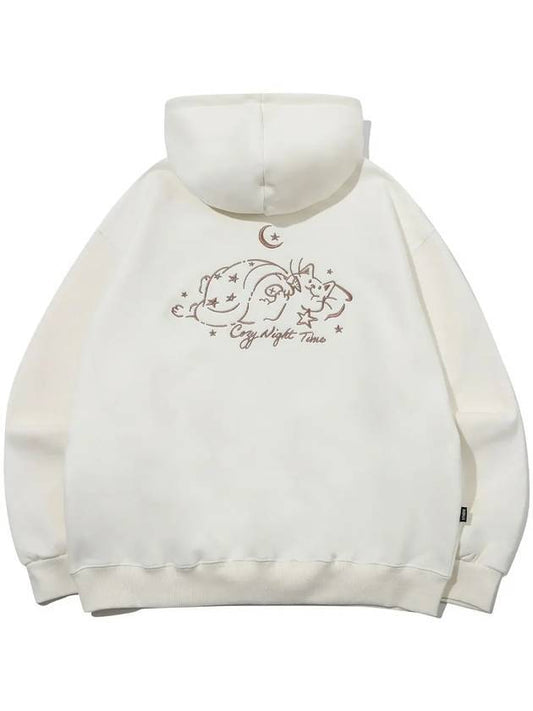 Cozy Night Hooded Top Cream - CPGN STUDIO - BALAAN 1